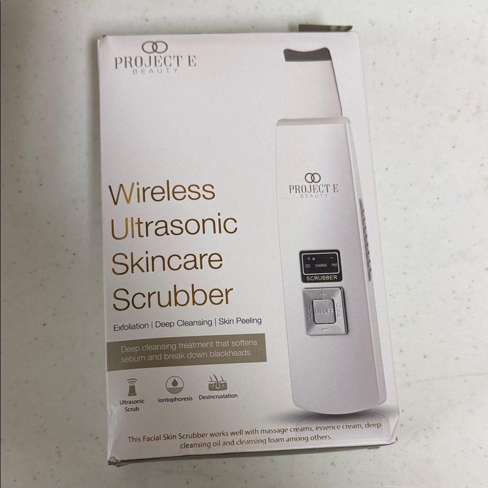 Project E Beauty White Ultrasonic Skincare Tool new